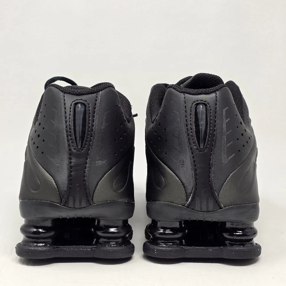 Nike Shox R4 GS Triple Black Shoes Youth Size 4.5Y Womens Size 6 CW2626-003 New
